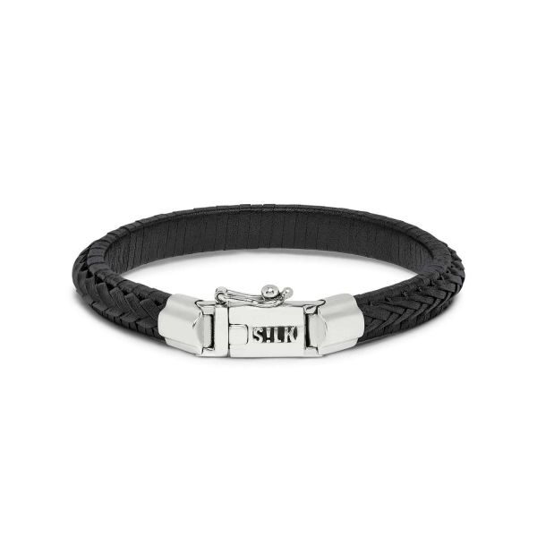 171BLK Armband Zwart WEAVE Collectie