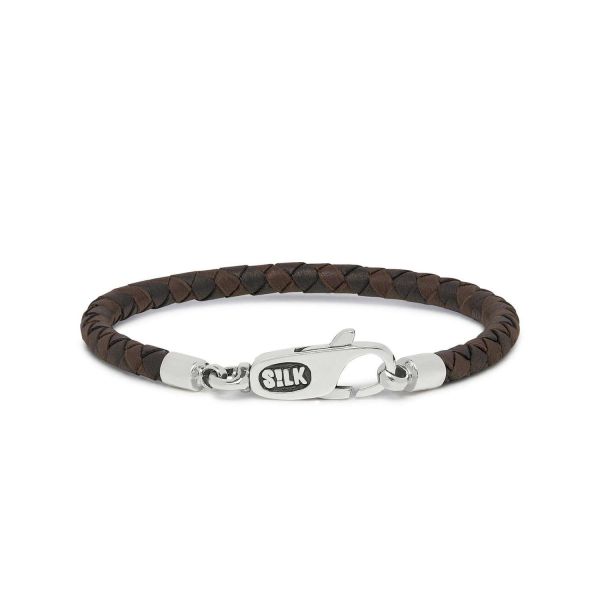 830BBR Armband Zwart-Bruin ROOTS Collectie