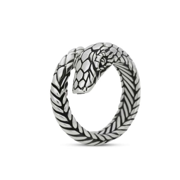 S28 Zilveren Snake Ring